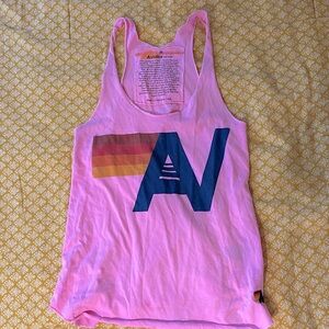 Aviator Nation hot pink tank top